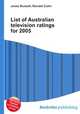 List of Australian television ratings for 2005, Jesse Russell,Ronald Cohn 
