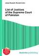 List of Justices of the Supreme Court of Pakistan, Jesse Russell,Ronald Cohn 