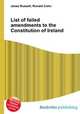 List of failed amendments to the Constitution of Ireland, Jesse Russell,Ronald Cohn 