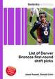 List of Denver Broncos first-round draft picks, Jesse Russell,Ronald Cohn 