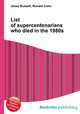 List of supercentenarians who died in the 1980s, Jesse Russell,Ronald Cohn 