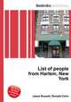 List of people from Harlem, New York, Jesse Russell,Ronald Cohn 