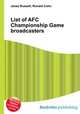 List of AFC Championship Game broadcasters, Jesse Russell,Ronald Cohn 