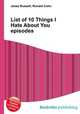 List of 10 Things I Hate About You episodes, Jesse Russell,Ronald Cohn 