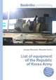 List of equipment of the Republic of Korea Army, Jesse Russell,Ronald Cohn 
