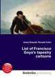 List of Francisco Goya