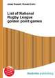 List of National Rugby League golden point games, Jesse Russell,Ronald Cohn 