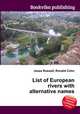 List of European rivers with alternative names, Jesse Russell,Ronald Cohn 