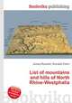 List of mountains and hills of North Rhine-Westphalia, Jesse Russell,Ronald Cohn 