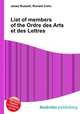 List of members of the Ordre des Arts et des Lettres, Jesse Russell,Ronald Cohn 