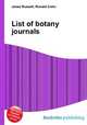 List of botany journals, Jesse Russell,Ronald Cohn 