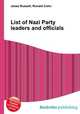 List of Nazi Party leaders and officials, Jesse Russell,Ronald Cohn 