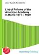 List of Fellows of the American Academy in Rome 1971 – 1990, Jesse Russell,Ronald Cohn 
