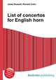 List of concertos for English horn, Jesse Russell,Ronald Cohn 
