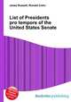 List of Presidents pro tempore of the United States Senate, Jesse Russell,Ronald Cohn 