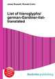 List of hieroglyphs/german-Gardiner-list-translated, Jesse Russell,Ronald Cohn 