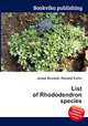 List of Rhododendron species, Jesse Russell,Ronald Cohn 
