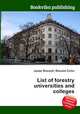List of forestry universities and colleges, Jesse Russell,Ronald Cohn 
