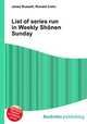 List of series run in Weekly Shonen Sunday, Jesse Russell,Ronald Cohn 