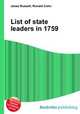 List of state leaders in 1759, Jesse Russell,Ronald Cohn 