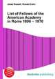 List of Fellows of the American Academy in Rome 1896 – 1970, Jesse Russell,Ronald Cohn 