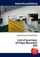 List of journeys of Pope Benedict XVI, Jesse Russell,Ronald Cohn 