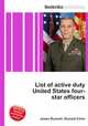 List of active duty United States four-star officers, Jesse Russell,Ronald Cohn 