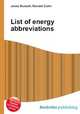 List of energy abbreviations, Jesse Russell,Ronald Cohn 