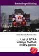 List of NCAA college football rivalry games, Jesse Russell,Ronald Cohn 