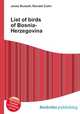 List of birds of Bosnia-Herzegovina, Jesse Russell,Ronald Cohn 
