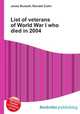 List of veterans of World War I who died in 2004, Jesse Russell,Ronald Cohn 