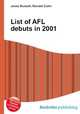 List of AFL debuts in 2001, Jesse Russell,Ronald Cohn 