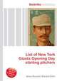 List of New York Giants Opening Day starting pitchers, Jesse Russell,Ronald Cohn 