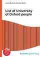 List of University of Oxford people, Jesse Russell,Ronald Cohn 