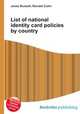 List of national identity card policies by country, Jesse Russell,Ronald Cohn 