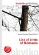 List of birds of Romania, Jesse Russell,Ronald Cohn 