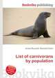 List of carnivorans by population, Jesse Russell,Ronald Cohn 