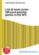 List of most career 300-yard passing games in the NFL, Jesse Russell,Ronald Cohn 