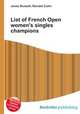 List of French Open women