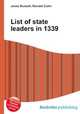 List of state leaders in 1339, Jesse Russell,Ronald Cohn 