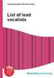 List of lead vocalists, Jesse Russell,Ronald Cohn 