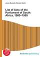 List of Acts of the Parliament of South Africa, 1960–1969, Jesse Russell,Ronald Cohn 