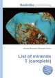List of minerals T (complete), Jesse Russell,Ronald Cohn 