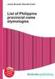 List of Philippine provincial name etymologies, Jesse Russell,Ronald Cohn 