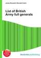 List of British Army full generals, Jesse Russell,Ronald Cohn 