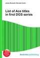 List of Ace titles in first DGS series, Jesse Russell,Ronald Cohn 