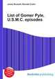 List of Gomer Pyle, U.S.M.C. episodes, Jesse Russell,Ronald Cohn 