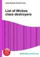 List of Wickes class destroyers, Jesse Russell,Ronald Cohn 