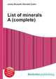 List of minerals A (complete), Jesse Russell,Ronald Cohn 