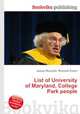 List of University of Maryland, College Park people, Jesse Russell,Ronald Cohn 